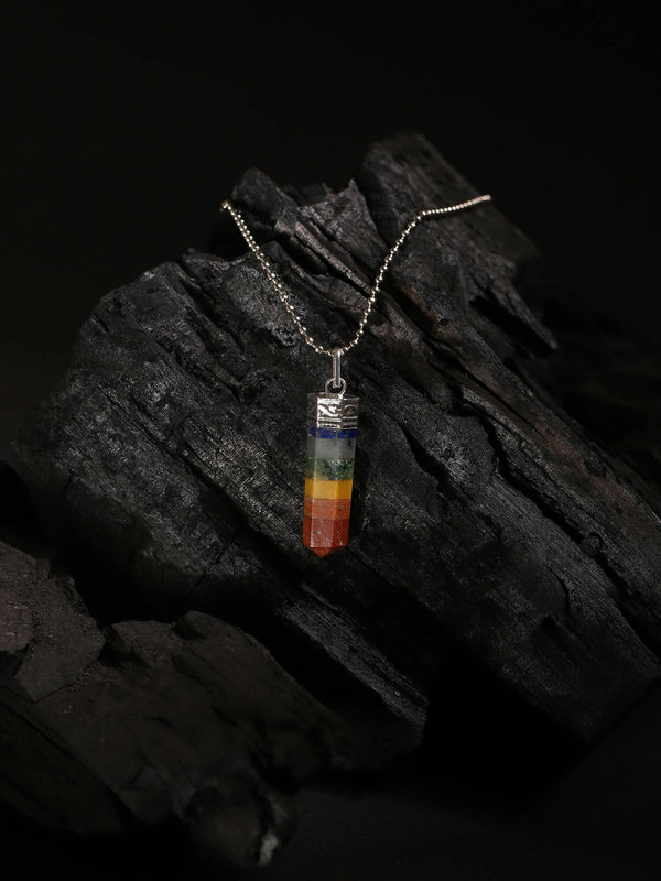 Silver-Plated Necklace - Ruby Raang - Distacart