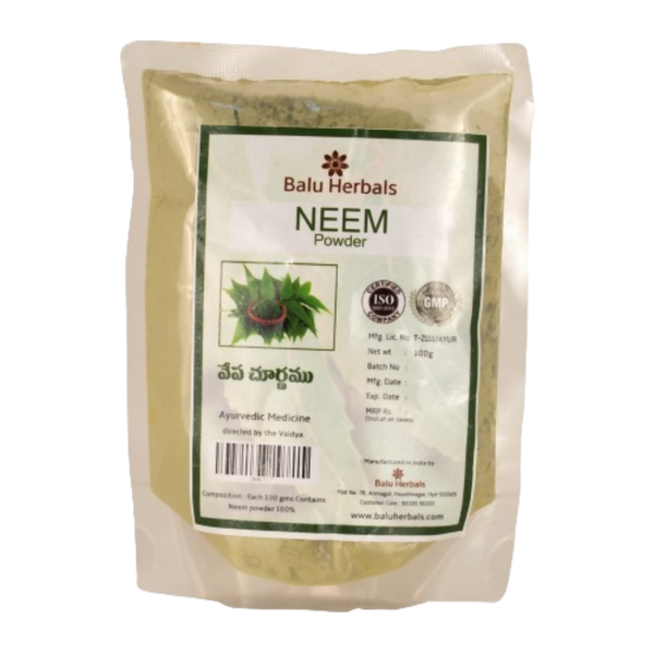 Balu Herbals Neem (Vepa) Powder - Distacart