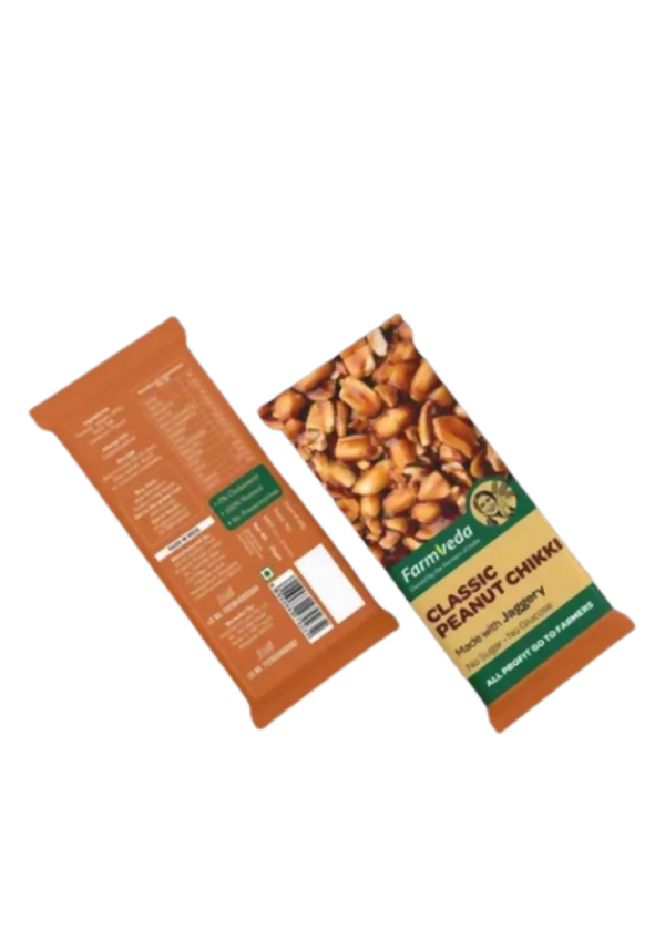 Farmveda Classic Peanut Chikki-Made With Jaggery - Distacart
