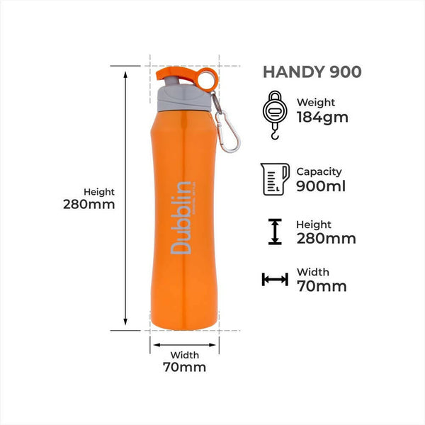 Dubblin Handy Stainless Steel Sipper Water Bottle - Distacart
