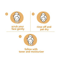Thumbnail for Plum Chamomile & White Tea Brighten-Up Face Scrub - Distacart