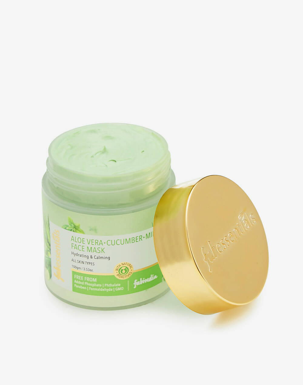 Fabessentials Aloe Vera Cucumber Mint Face Mask - Distacart