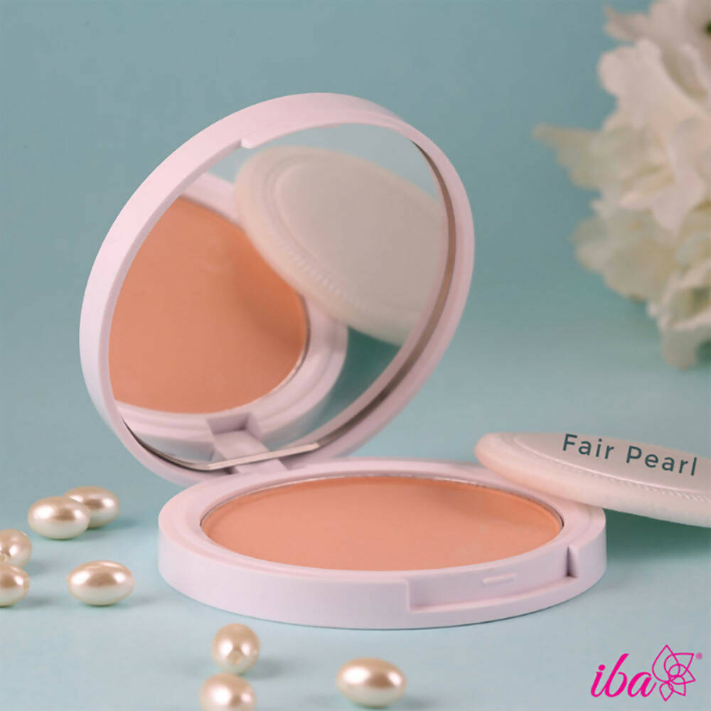 Iba Perfect Look Long-Wear Mattifying Compact SPF 15 - 01 Fair Pearl - Distacart