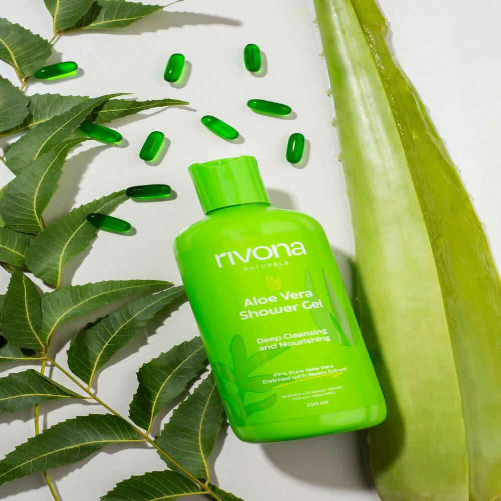 Rivona Naturals Aloe Vera Shower Gel - Distacart