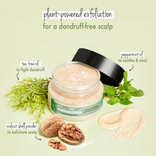 Love Beauty And Planet Tea Tree Oil & Peppermint Scalp Scrub - Distacart