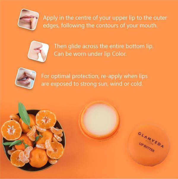 Glamveda Mandarin Lip Balm