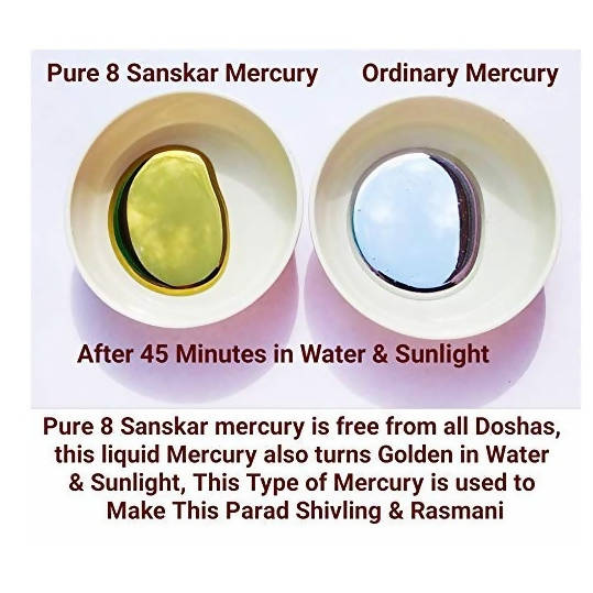 G.S Rana Parad Shivling (50 Gram) Parad Shivling (29 mm)