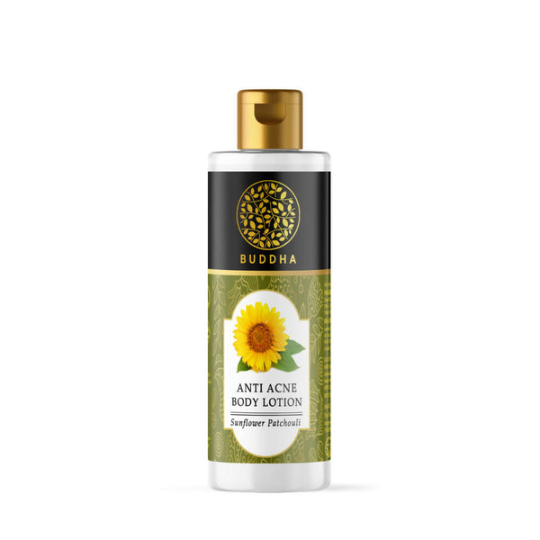 Buddha Natural Anti Acne Body Lotion - For Help Clear Acne & Future Breakouts - Distacart
