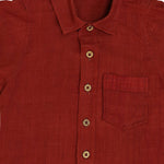 Thumbnail for Mhyssa Yellow Dungaree With Round Neck Half Sleeves Maroon Shirt Set - Distacart