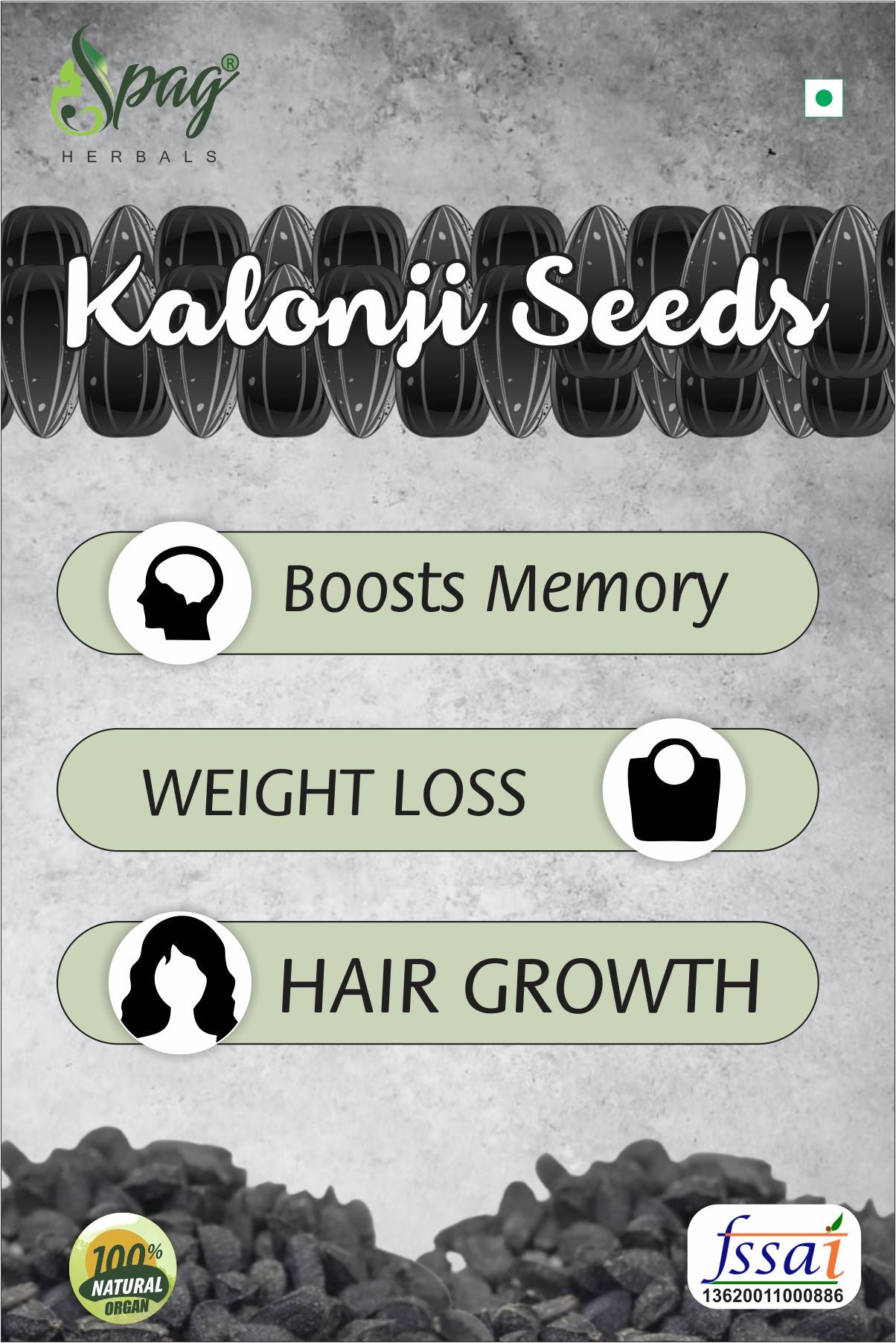 Spag Herbals Kalonji Seeds - Distacart