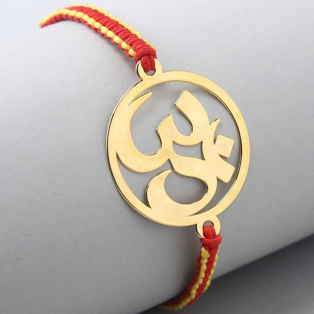 Ethnic Om Metal Rakhi & Cadbury 5 Star Chocolates - Distacart
