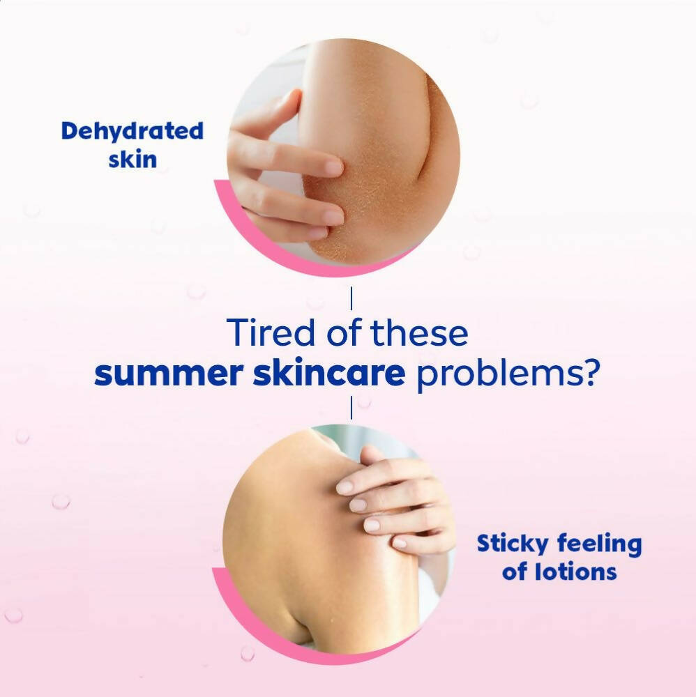 Nivea Fresh & Healthy Rose Water Gel Body Lotion Non Sticky Feel - Distacart