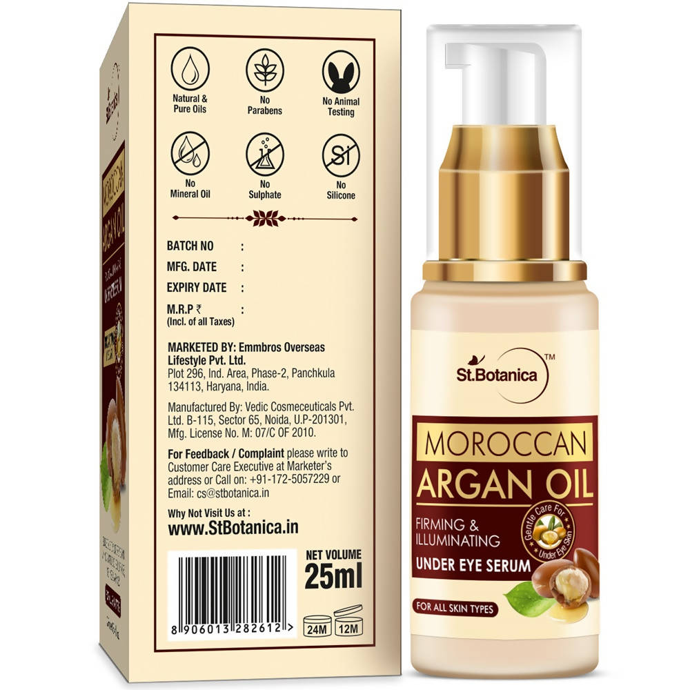 St.Botanica Moroccan Argan Oil Under Eye Serum