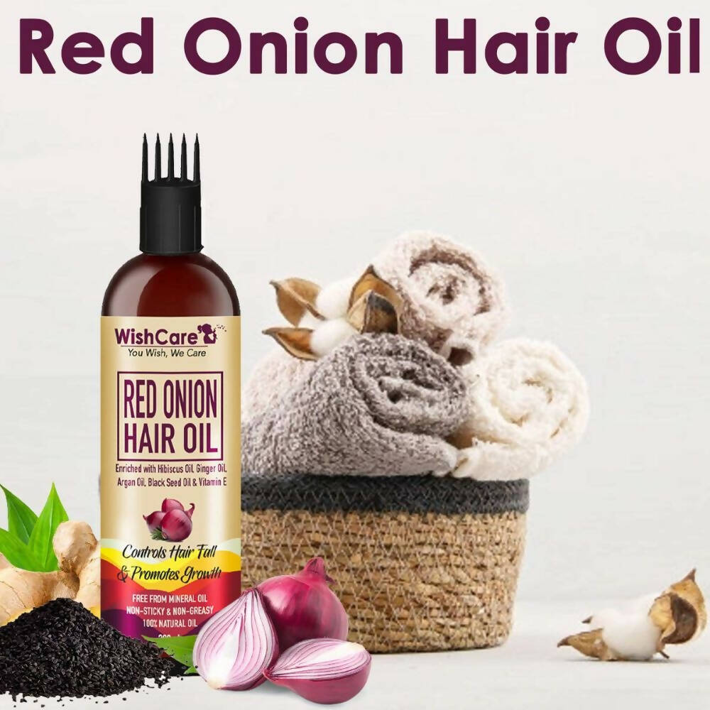 Wishcare Red Onion Hair Oil - Distacart