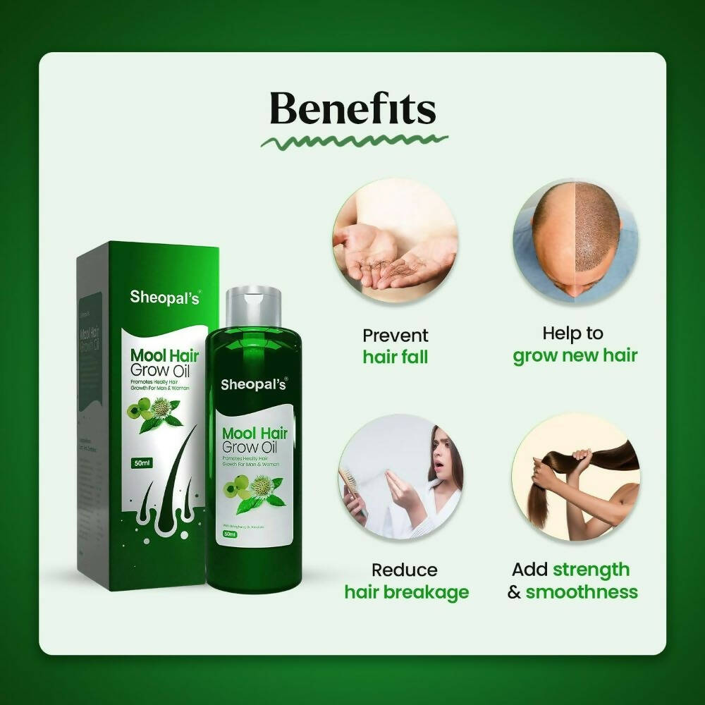 Sheopal's Mool Hair Grow Oil - Distacart