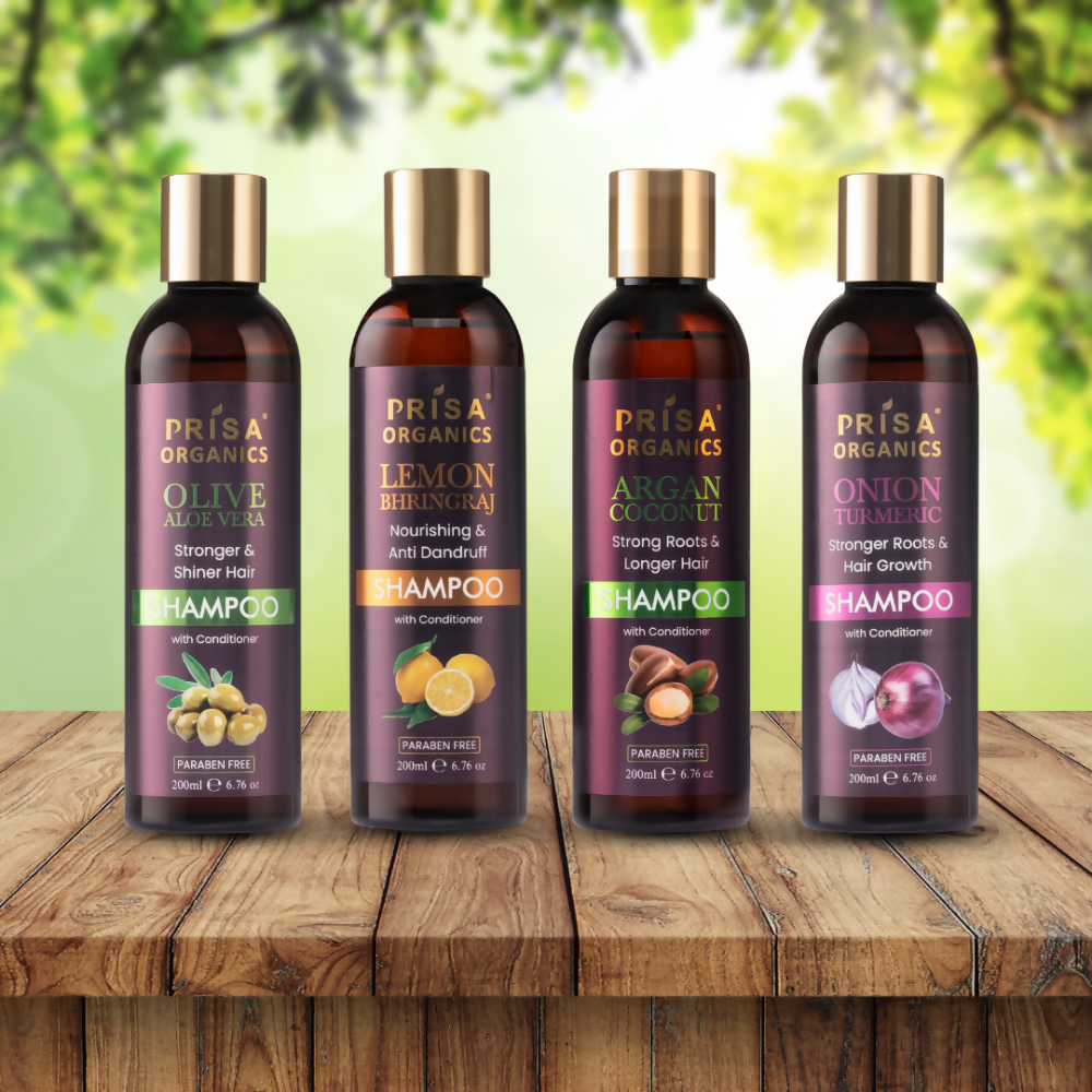 Prisa Organics Lemon & Bhringraj Shampoo - Distacart
