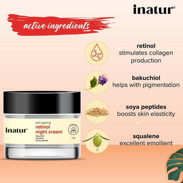 Inatur Retinol Night Cream - Distacart