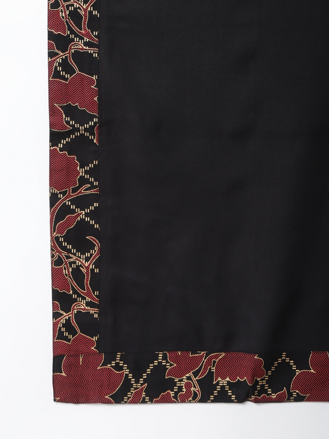 Khushal K Black Color Rayon Printed Kurta And Palazzo With Printed Dupatta Set