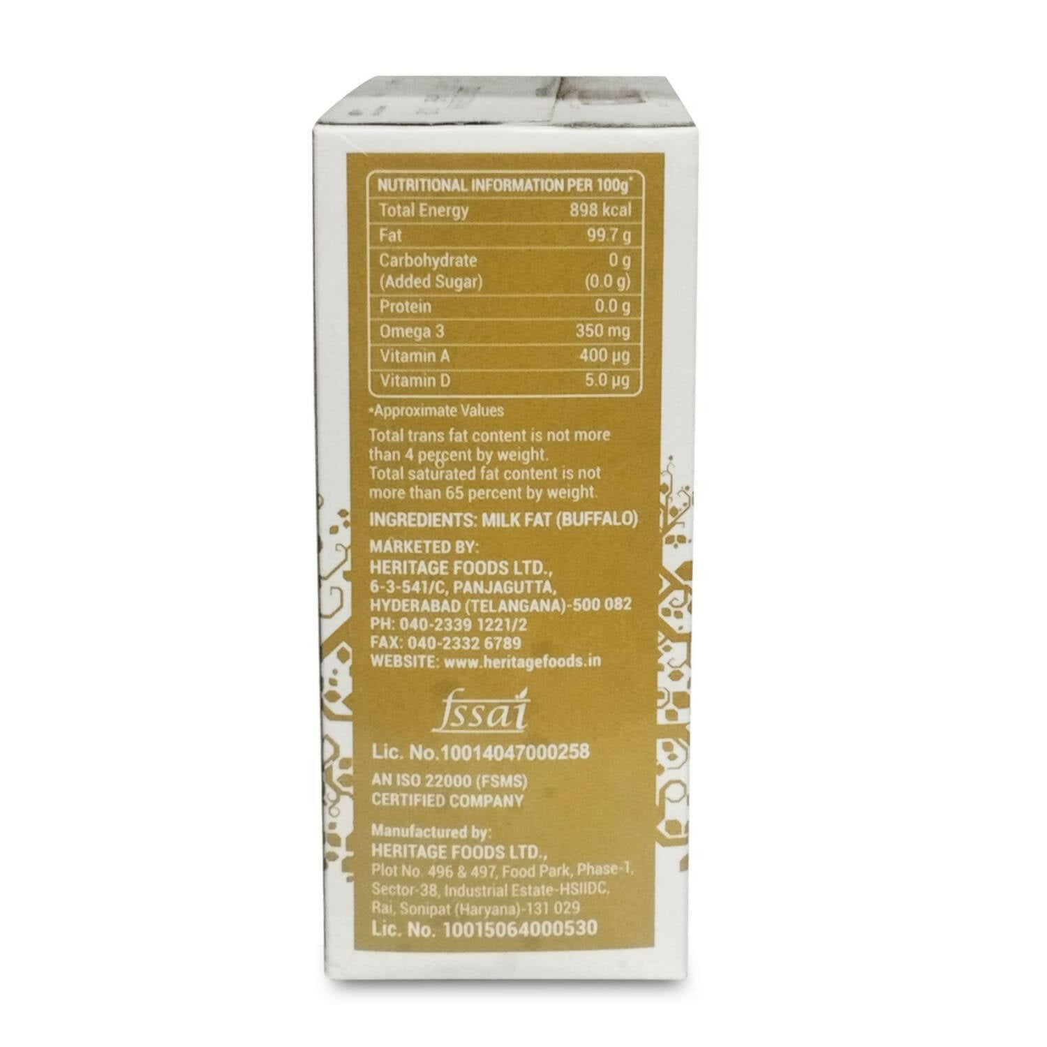 Heritage Buffalo Ghee - Distacart