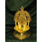 Thumbnail for Spillbox Gold-Toned Brass Mother Mary Diya Pooja Essential - Distacart