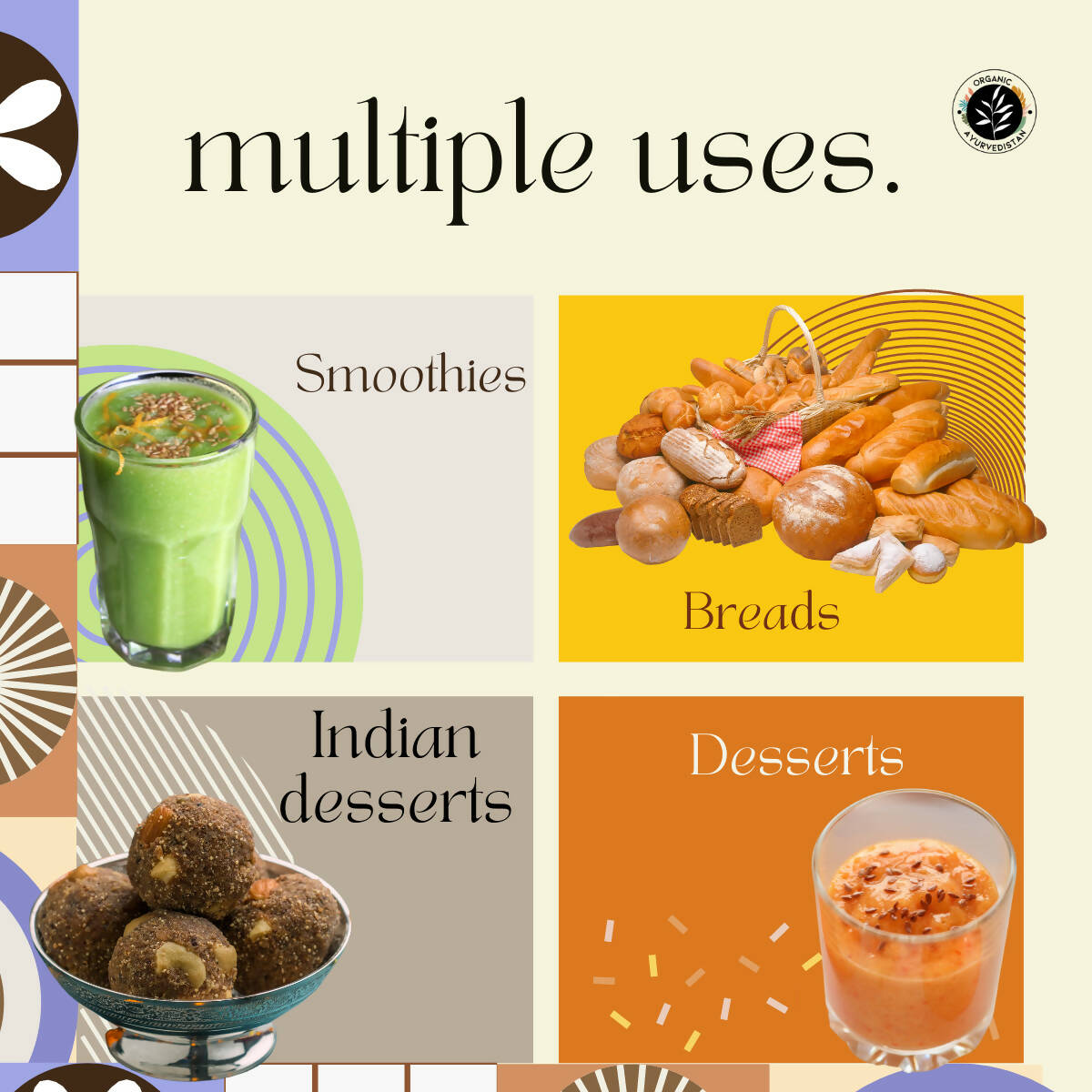 Organic Ayurvedistan Flax Seeds - Distacart