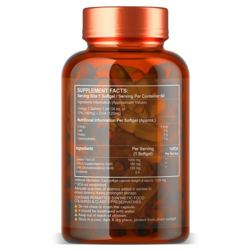 Nutrafirst Salmon Fish Oil Capsules - Distacart