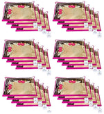 Thumbnail for Kuber Industries Single Packing Saree Cover 24 pcs Set (Pink) - Distacart