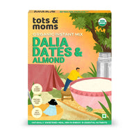 Thumbnail for Tots and Moms Organic Dalia Dates & Almonds Instant Mix - Distacart