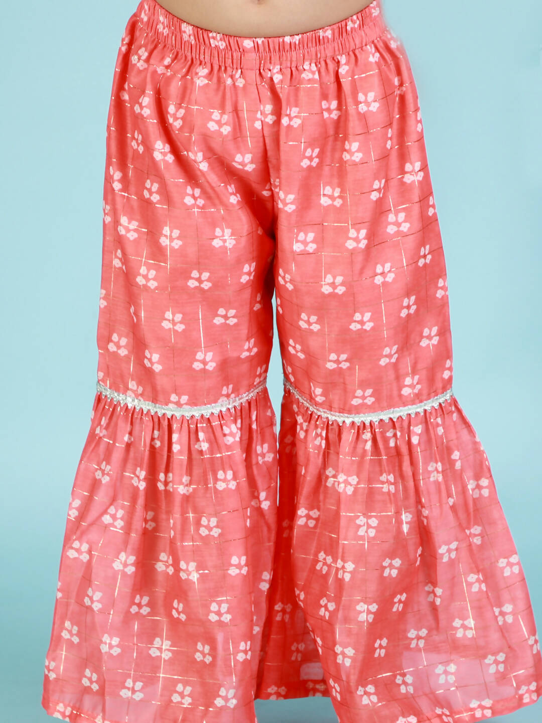 Lil Drama Girls Kurta Sharara Set - Yellow - Distacart