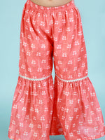 Thumbnail for Lil Drama Girls Kurta Sharara Set - Yellow - Distacart