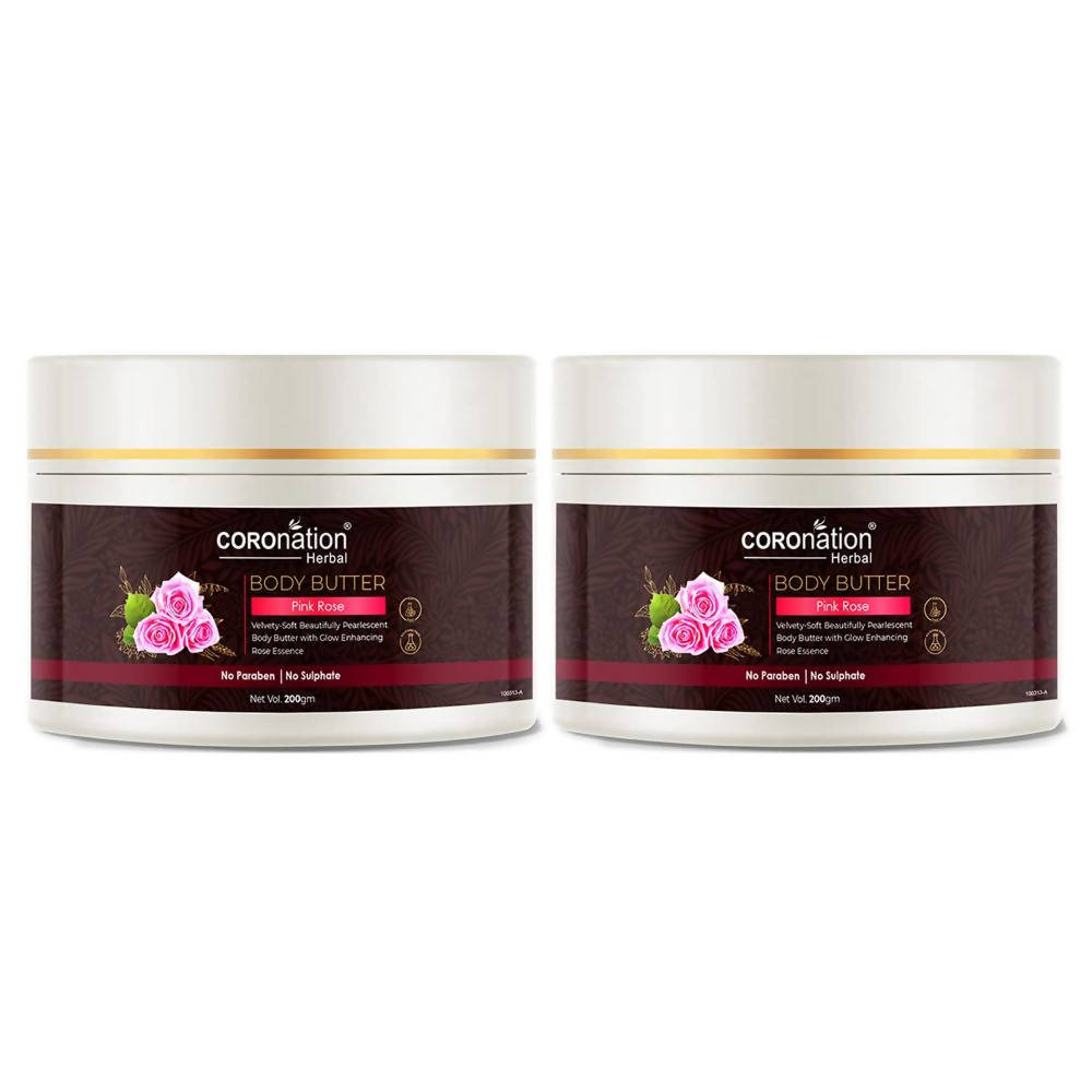 Coronation Herbal Pink Rose Body Butter - Distacart