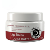 Thumbnail for Dermistry Cocoa Butter Lip Care Tint Balm Plumping Nourishing Retinol SPF 10 for Glossy Lips - Distacart