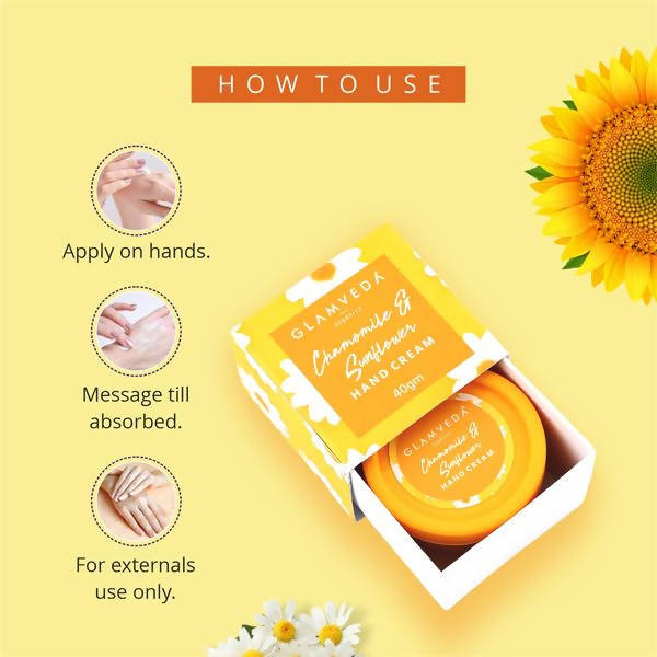 Glamveda Chamomile & Sunflower Hand Cream