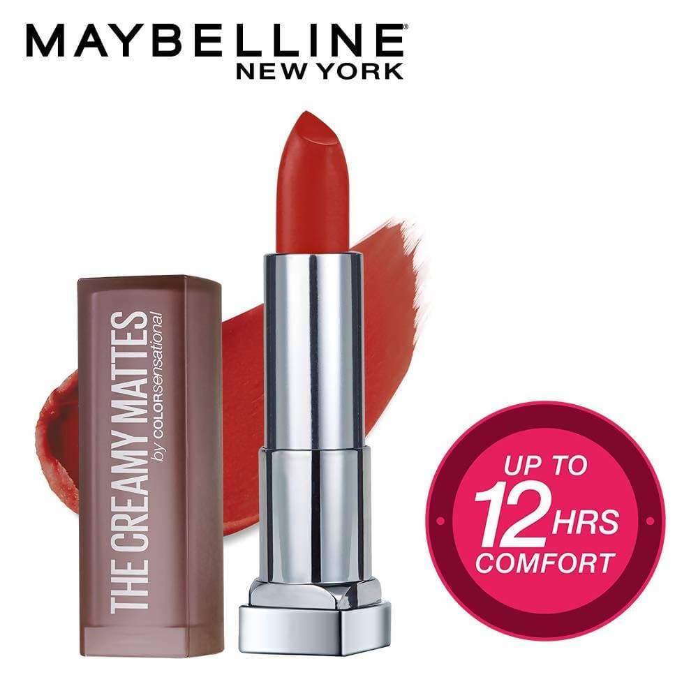 Maybelline New York Color Sensational Creamy Matte Lipstick / Chilli Nude - Distacart