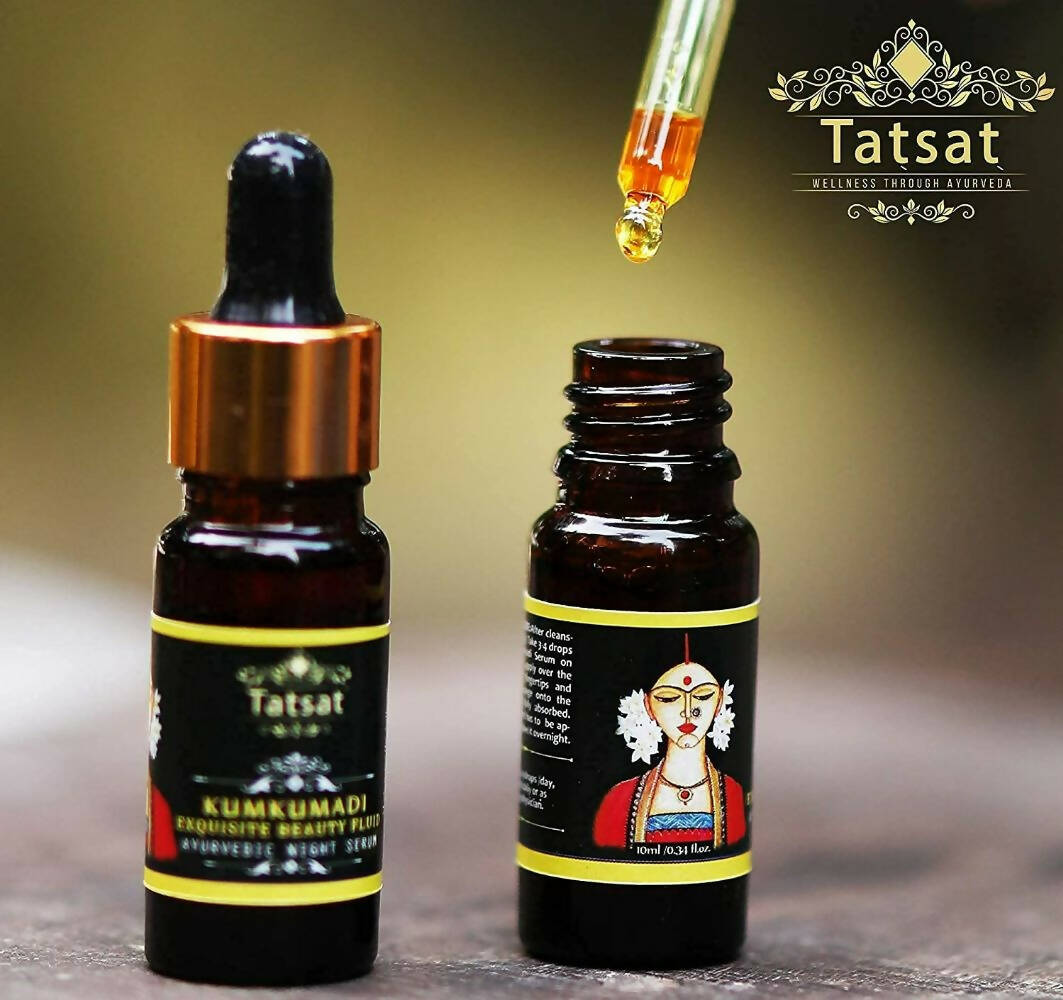 Tatsat Certified Ayurvedic Kumkumadi Exquisite Face Serum - Distacart