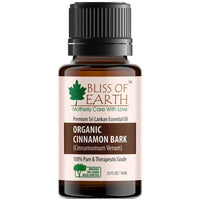 Thumbnail for Bliss of Earth Organic Cinnamon Bark Premium Sri Lankan Essential Oil - Distacart