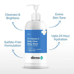 Thumbnail for The Derma Co 1% Vitamin C Daily Glow Body Wash - Distacart
