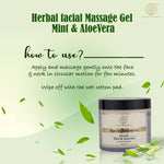 Thumbnail for Khadi Natural Mint & Aloe Vera Herbal Facial Massage Gel