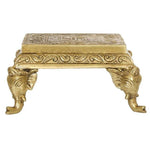 Thumbnail for Puja N Pujari Elephant Design Brass Pooja Chowki