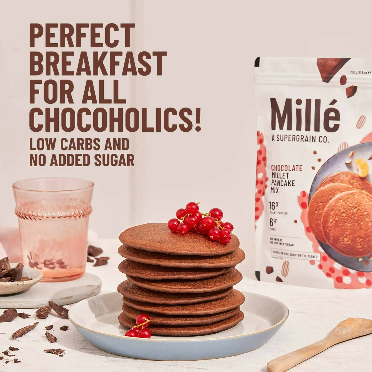 Mille Chocolate Millet Pancake - Distacart