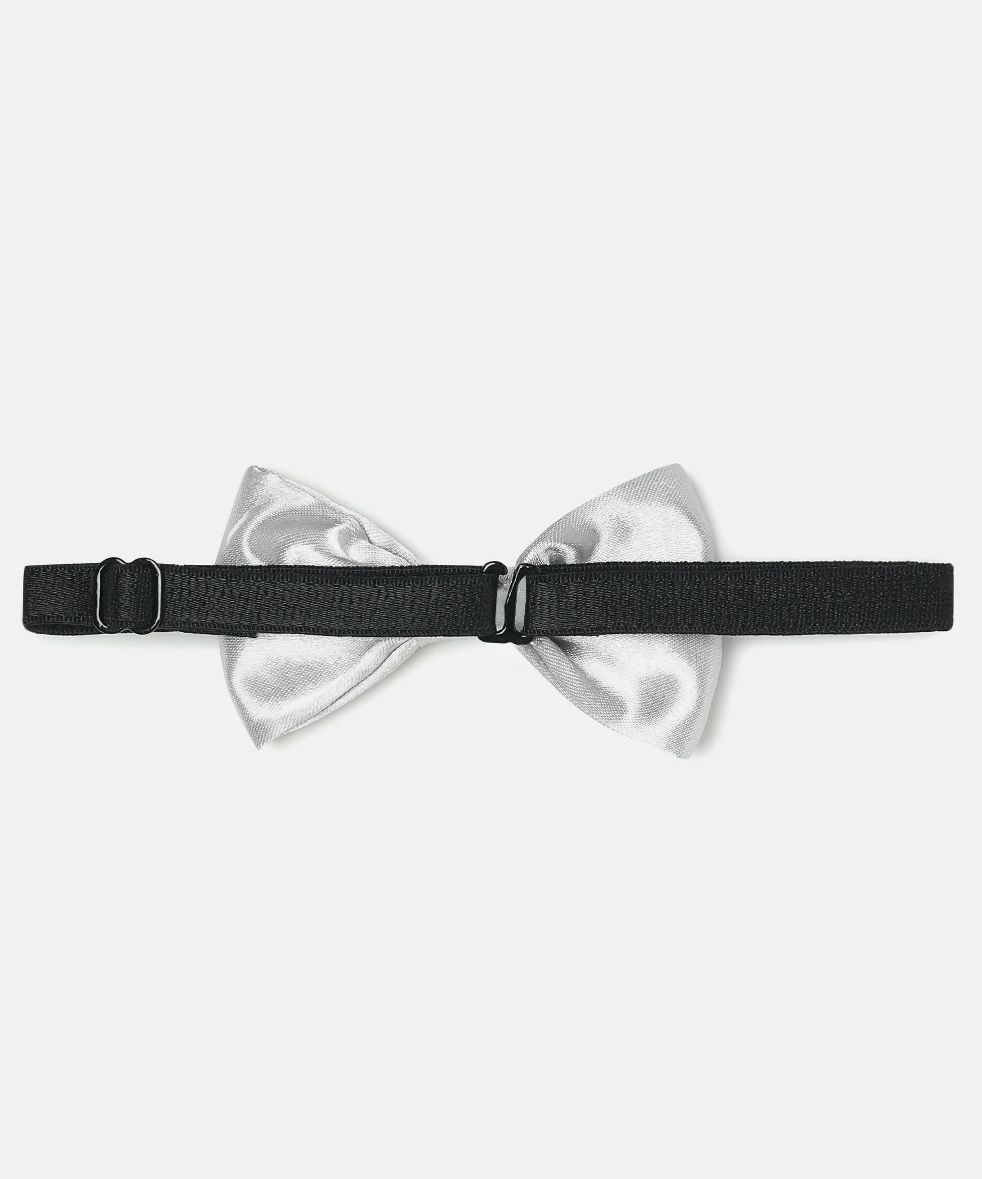 Manet Boys Solid Single Layer Bow - Silver - Distacart