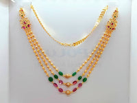 Thumbnail for Designer Multicolor Stone Layer Necklace