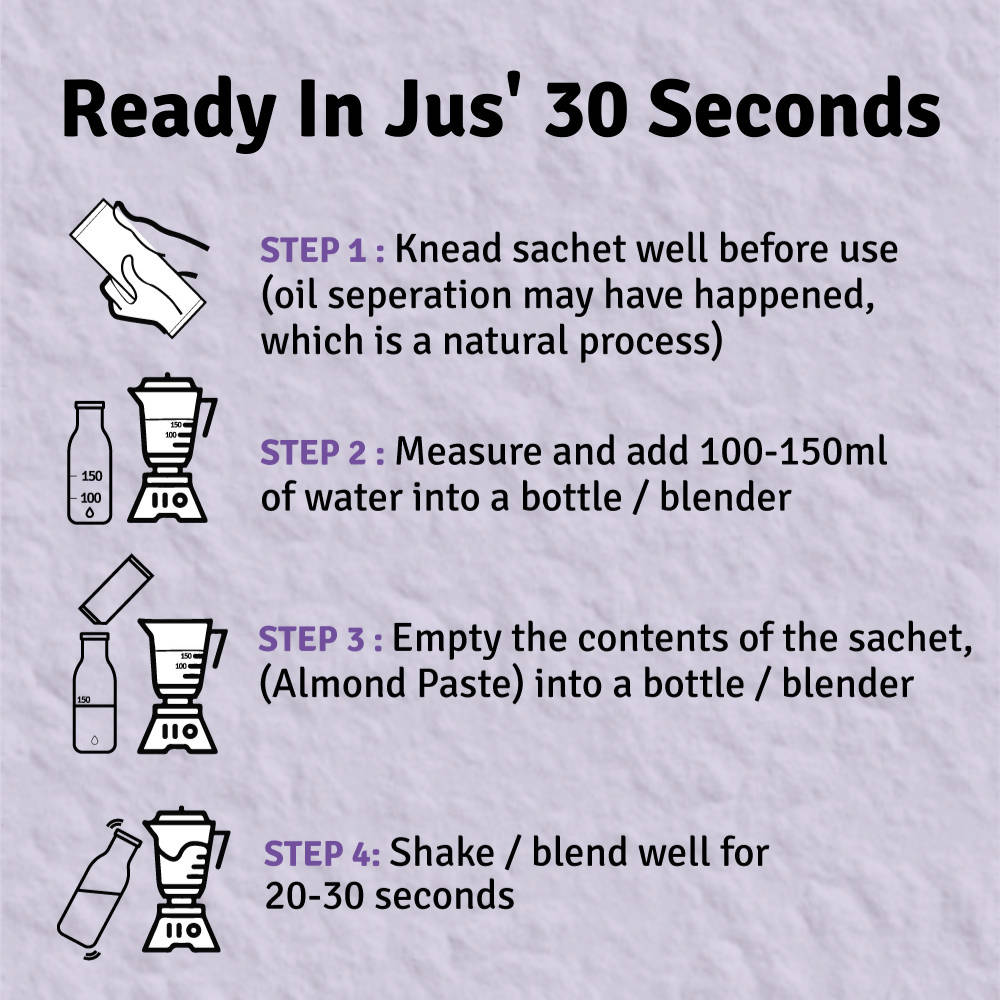 Jus Amazin 30-Second Almond Drink Unsweetened - Distacart