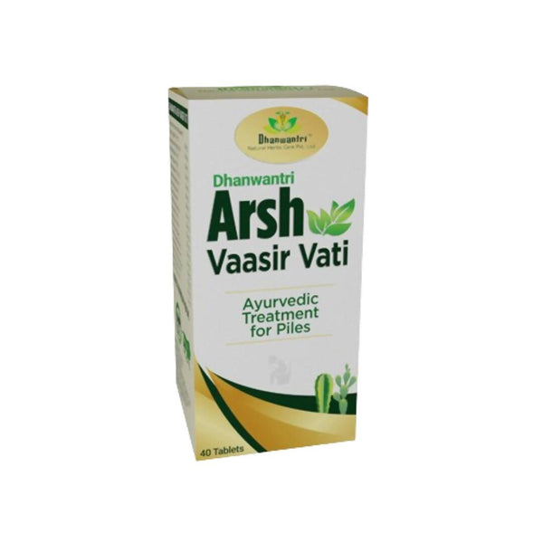 Dhanwantri Arsh Vaasir Vati Tablets - Distacart