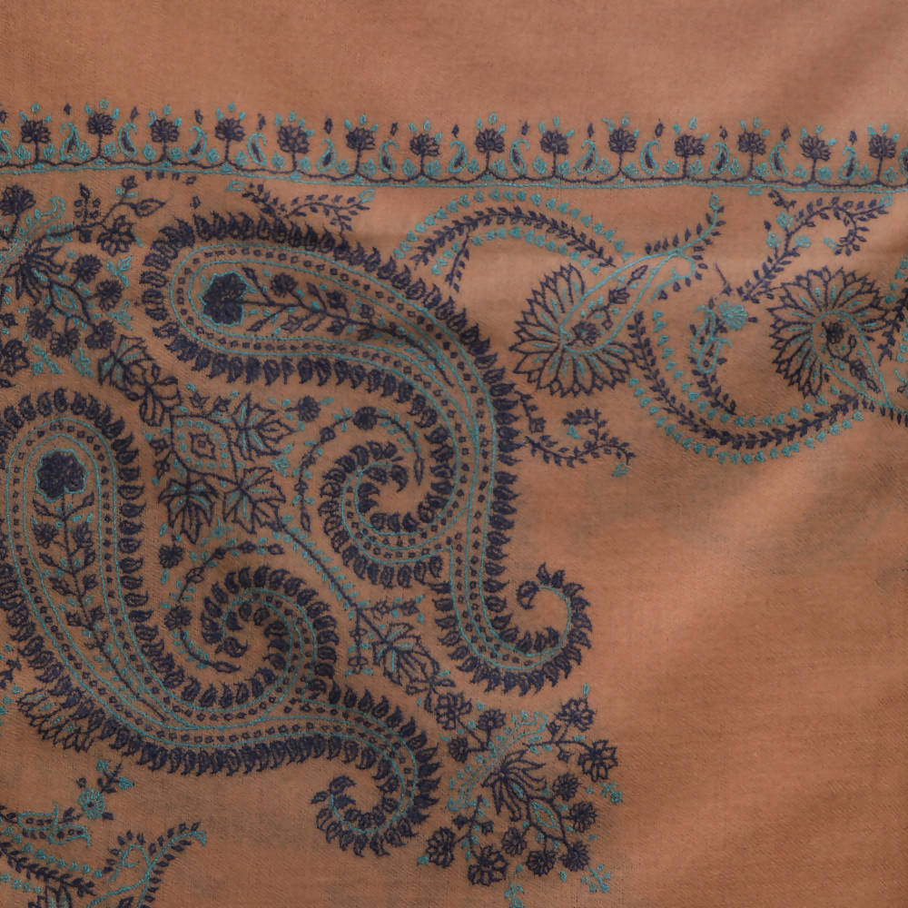 Nizalia Handmade Sozni Work Pashmina