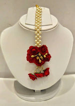 Thumbnail for Artificial Flower Jewelry Set For Haldi