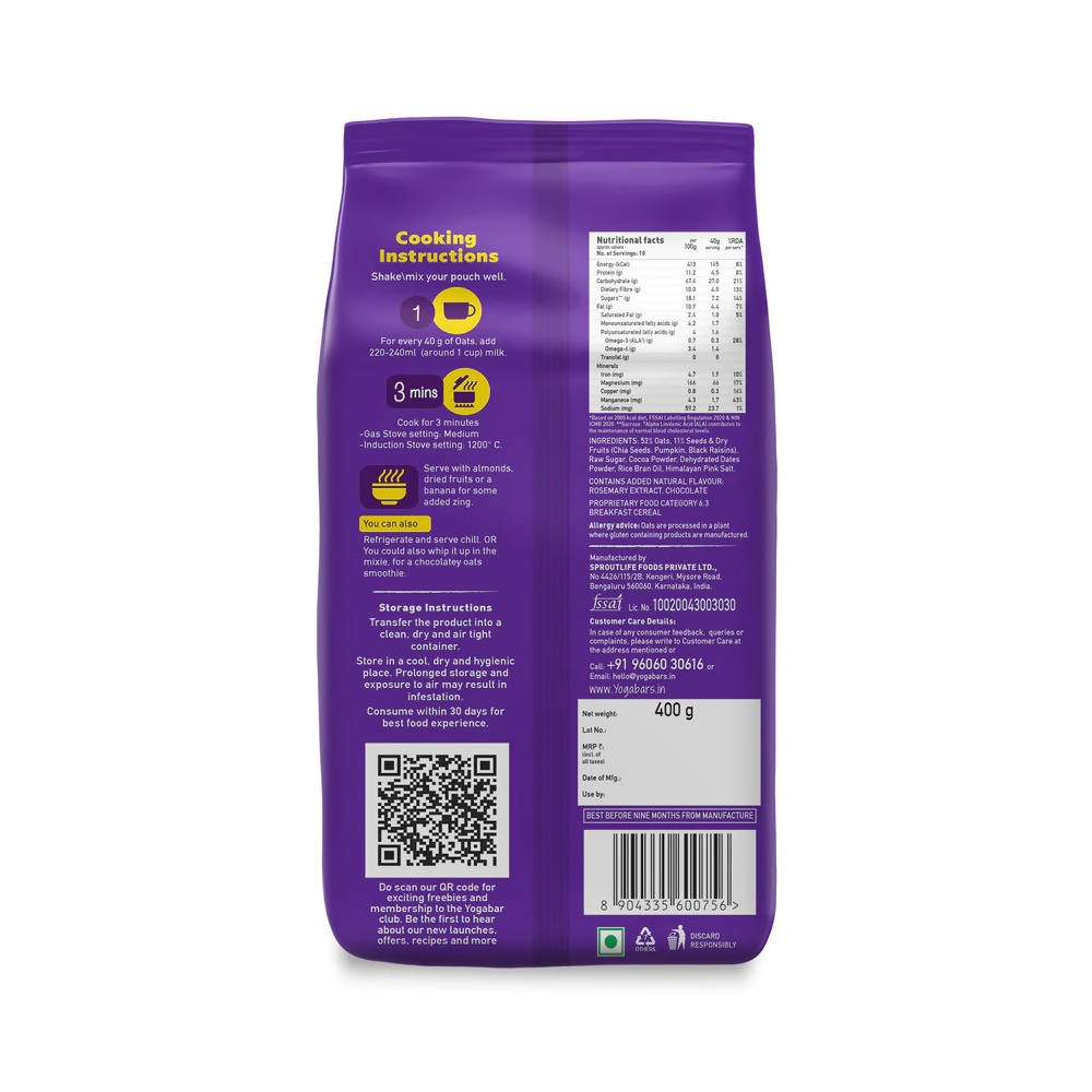 Yoga Bar Dark Chocolate Oats