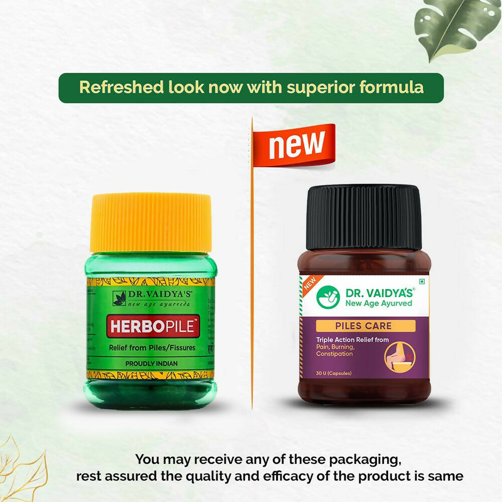 Dr. Vaidya's Piles Care Capsules - Distacart