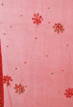 Thumbnail for Mominos Fashion Red Orgenza Gotta Patti Dupatta