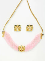 Thumbnail for Kundan Choker With Studs - Ruby Raang - Distacart